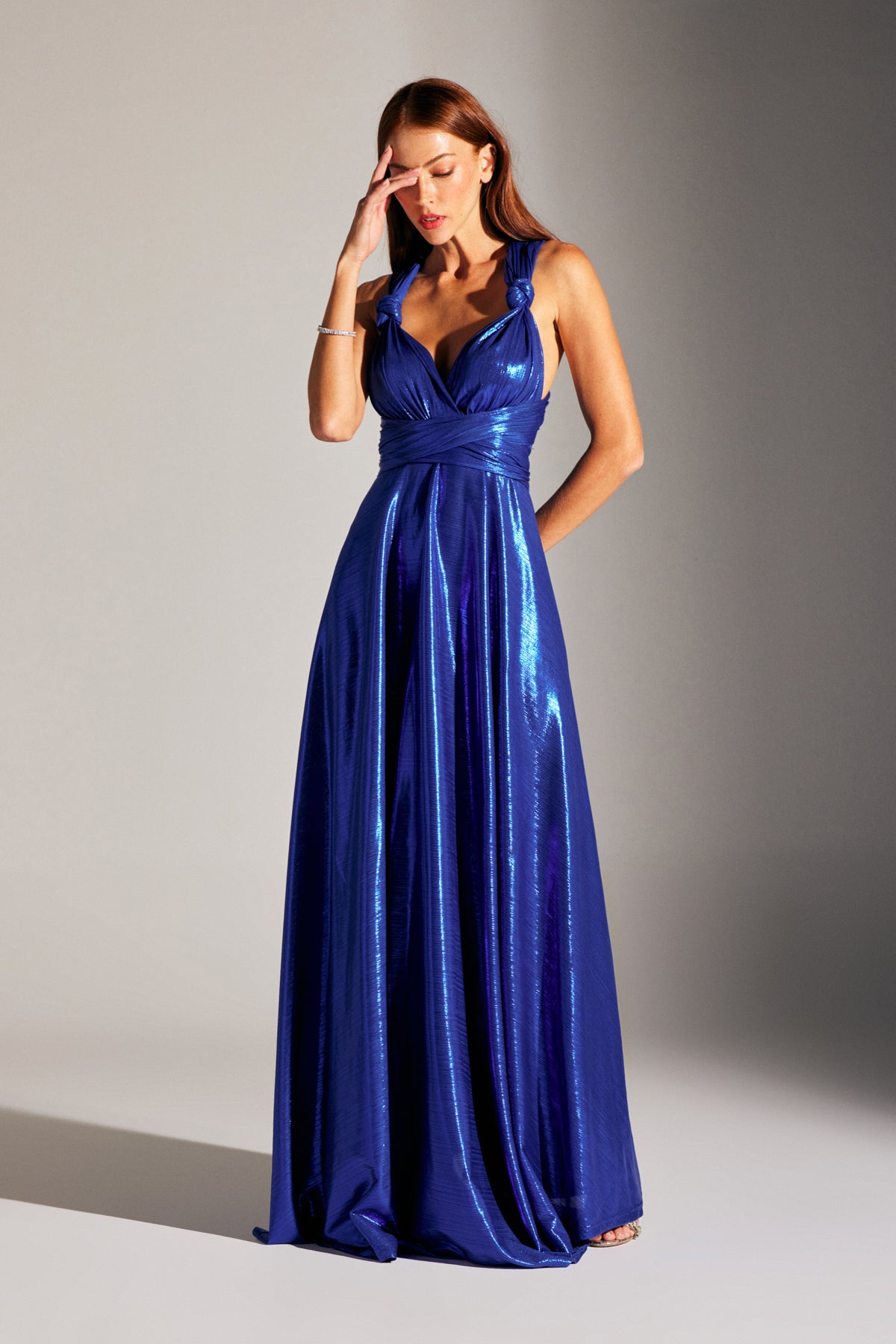 KATE MULTI WAY SAKS FLARED DRESS