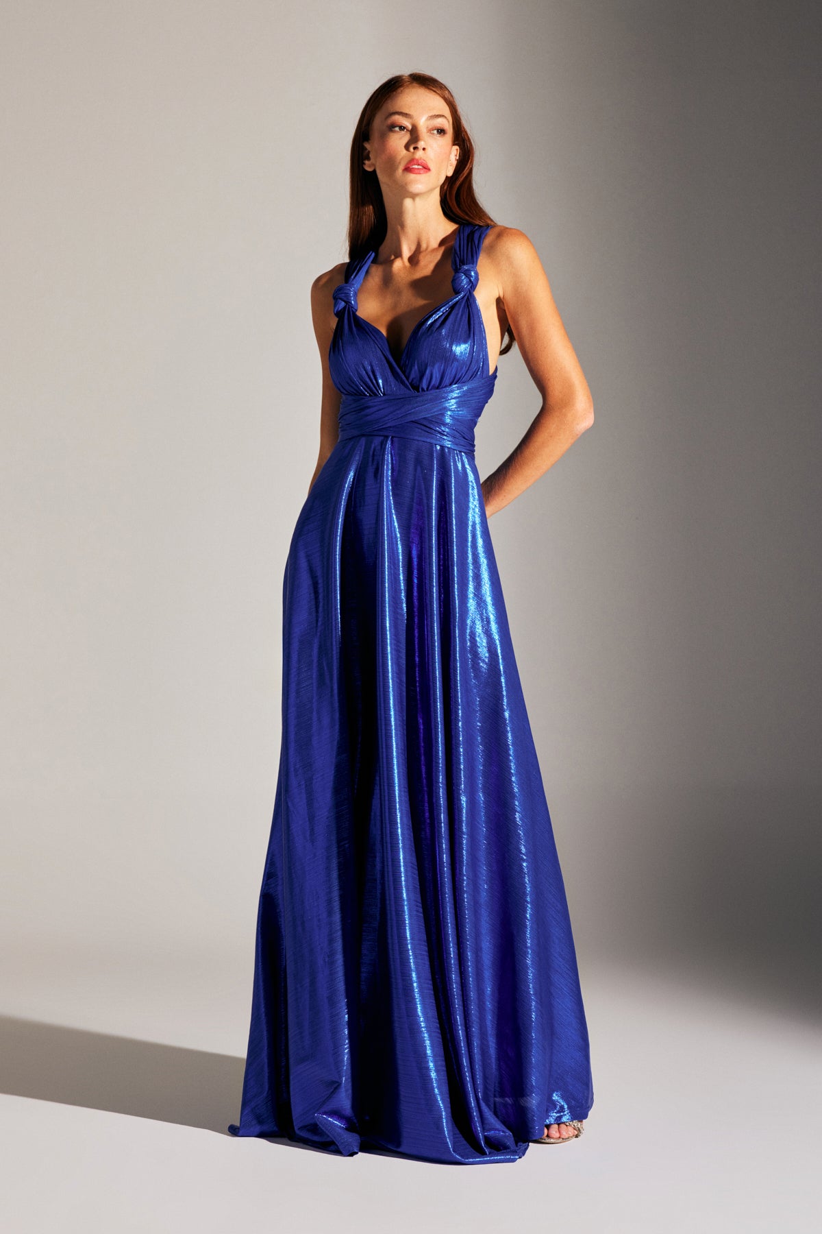 KATE MULTI WAY SAKS FLARED DRESS