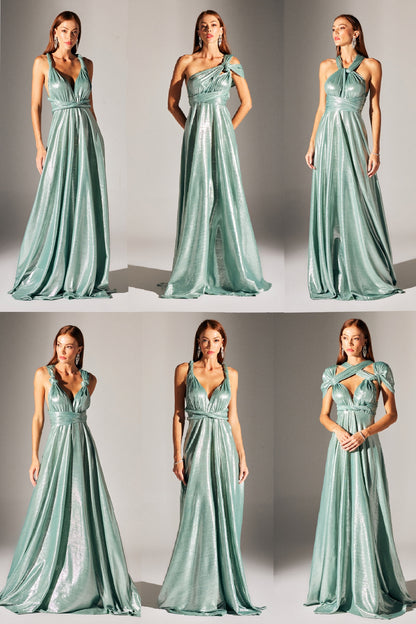 KATE MULTI WAY SAKS FLARED DRESS