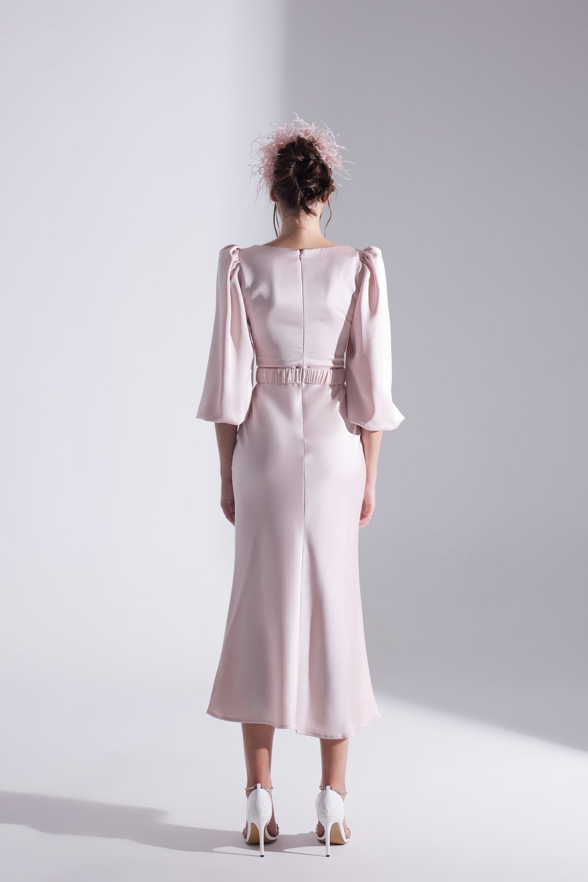 Diana Stone Belted PINK Dress
