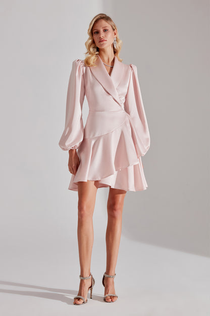ROBE DE FIANÇAILLES À VOLANTS HANNAH PUDRA
