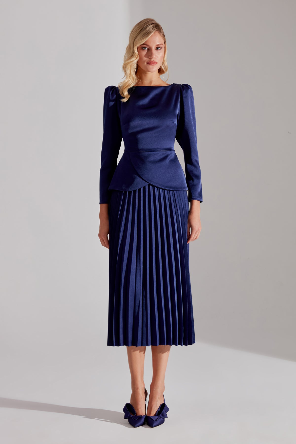 DARYA DARK BLUE BLOUSE