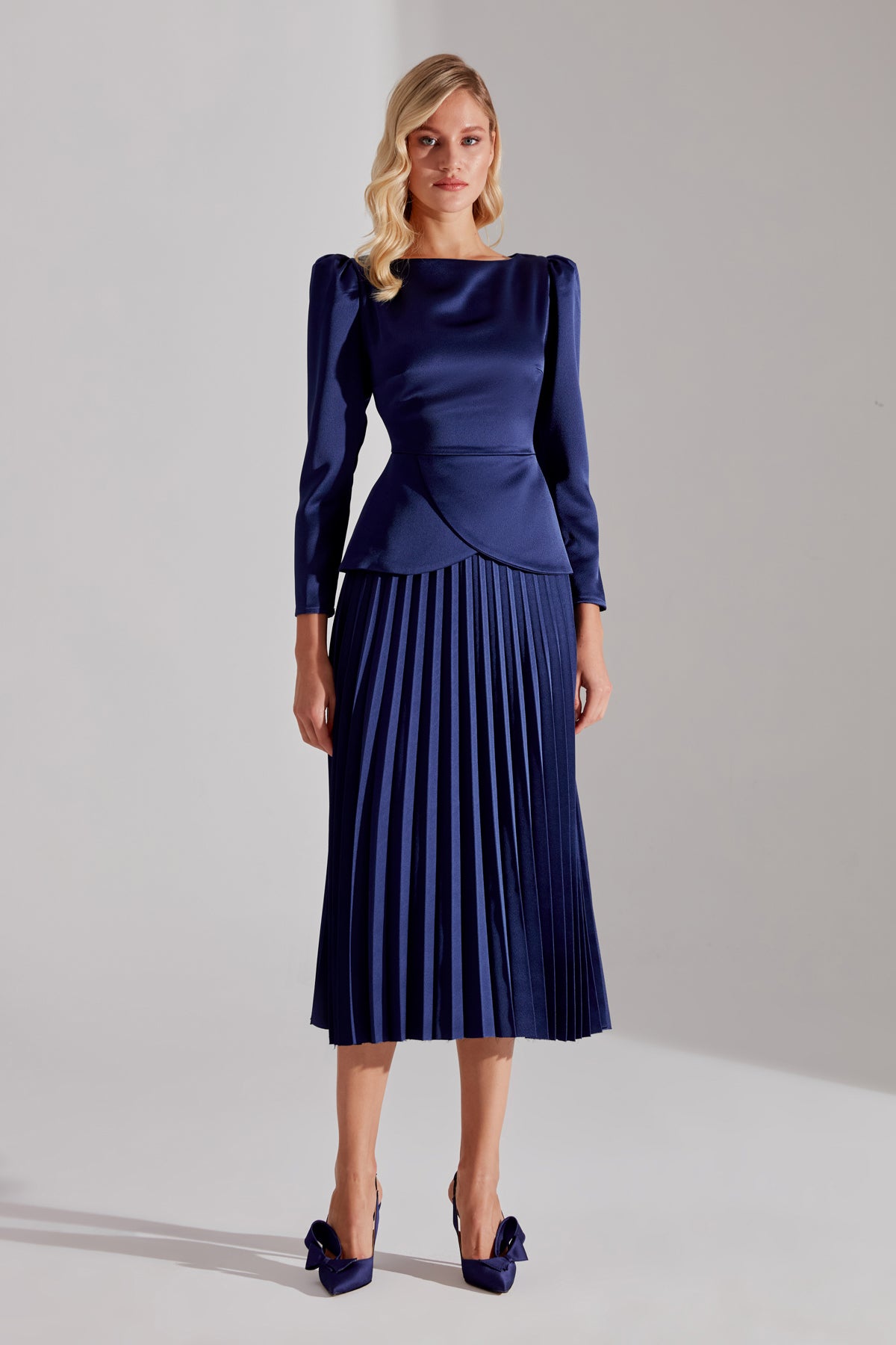 DARYA DARK BLUE BLOUSE