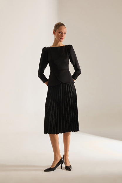 DARYA BLACK FISH SKIRT