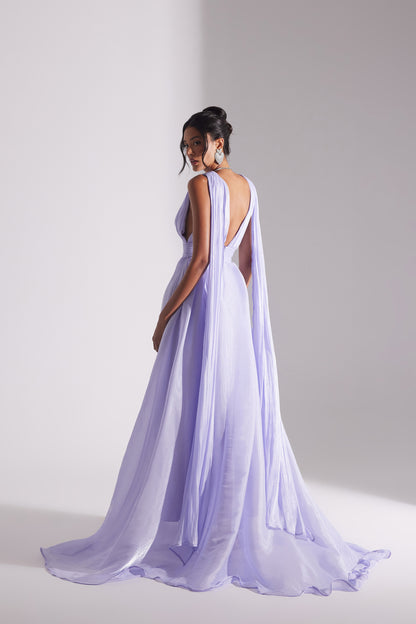 EMILY LILA A-LINE EVENING DRESS