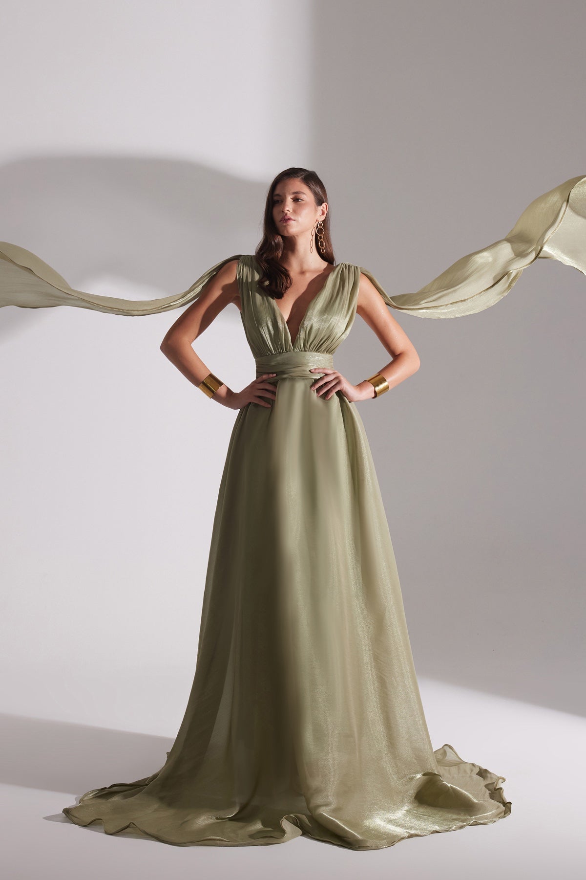 EMILY BLACK A-LINE EVENING DRESS