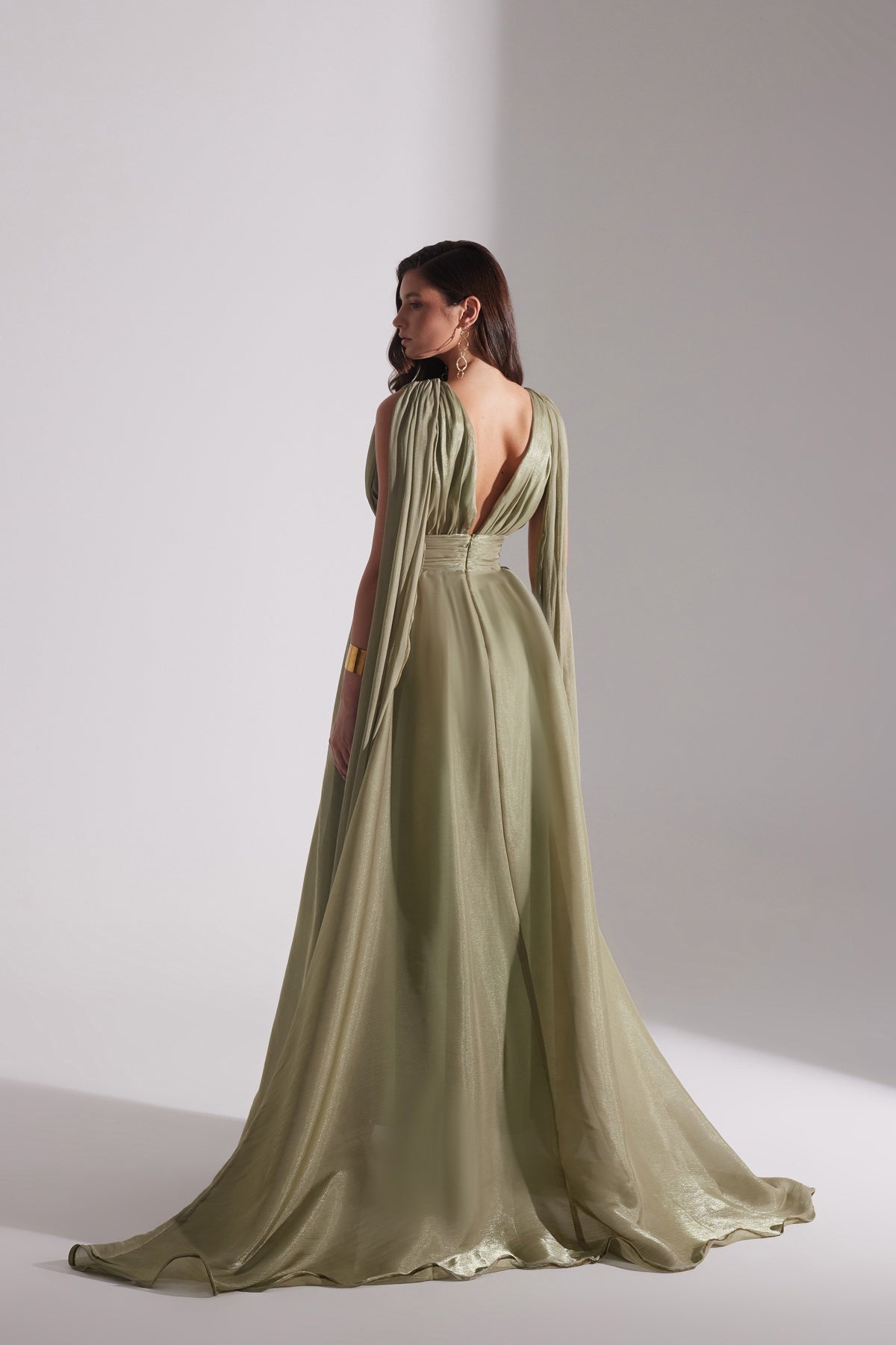 EMILY BLACK A-LINE EVENING DRESS