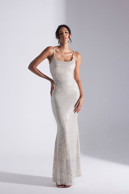KENNA PAYET DORE STRAP DRESS