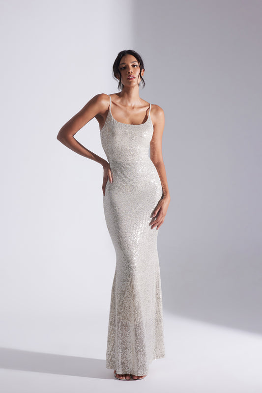 KENNA PAYET DORE STRAP DRESS