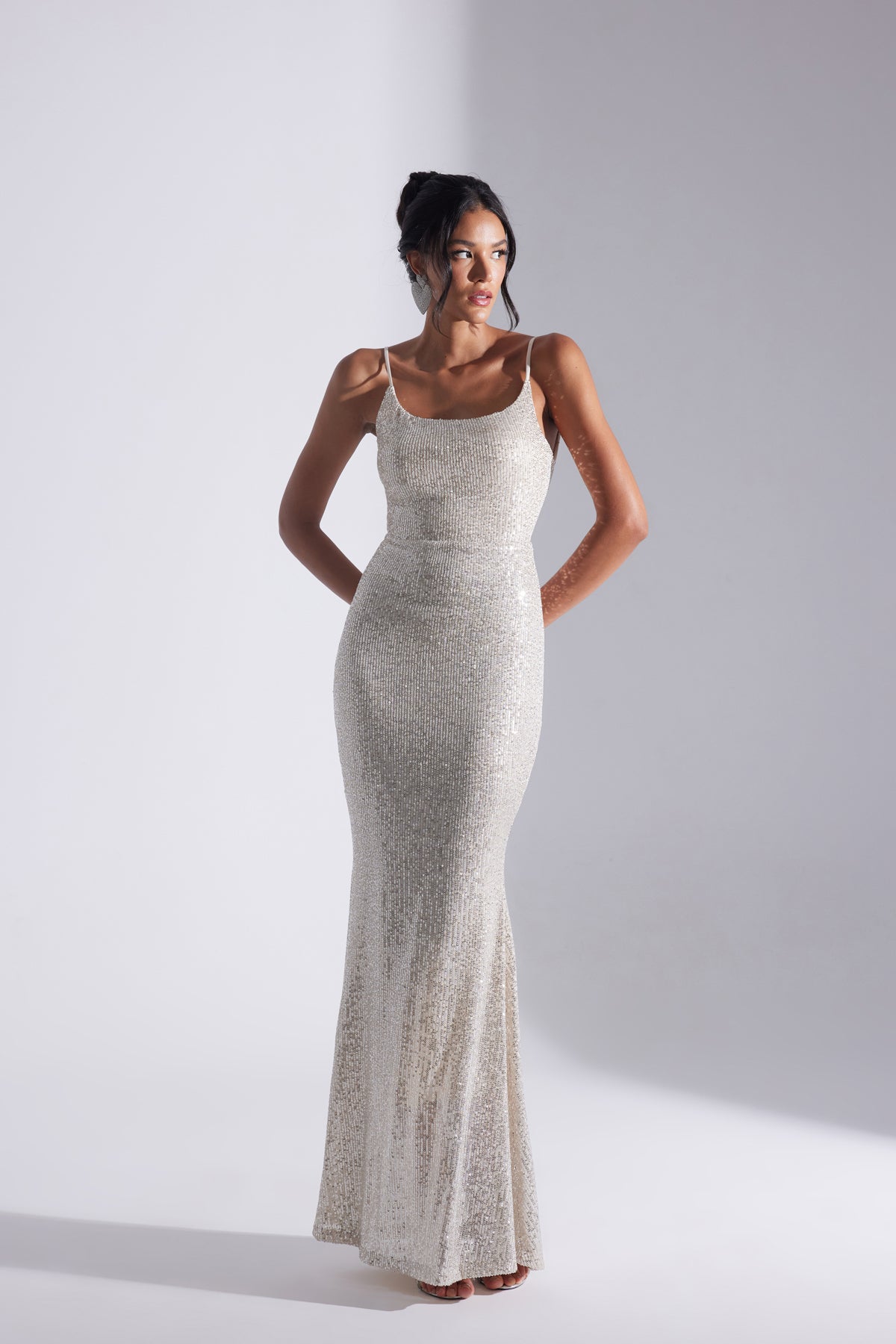 KENNA PAYET DORE STRAP DRESS