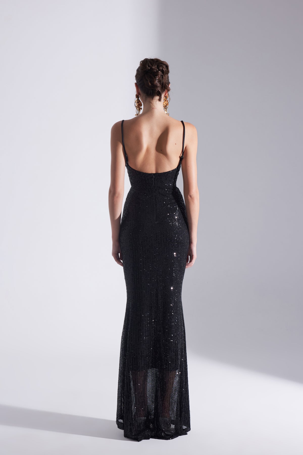 KENNA PAYET BLACK STRAP FISH NIGHT DRESS