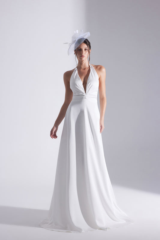 LILY WHITE A-LINE WEDDING DRESS