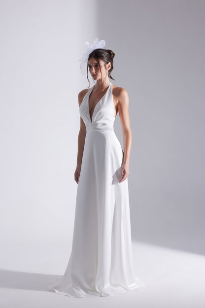 LILY WHITE A-LINE WEDDING DRESS