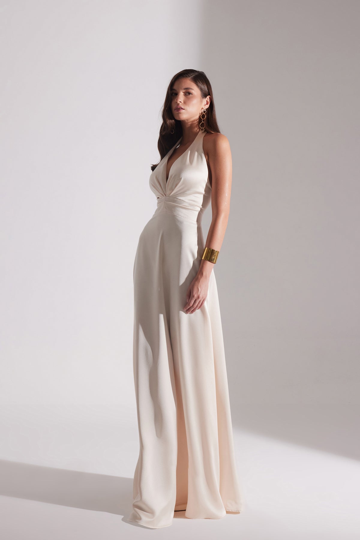 LILY ECRU A-LINE WEDDING DRESS