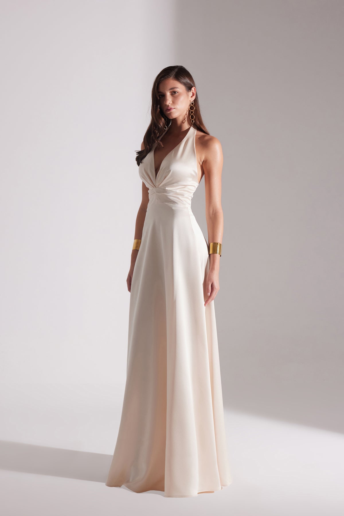 LILY ECRU A-LINE WEDDING DRESS