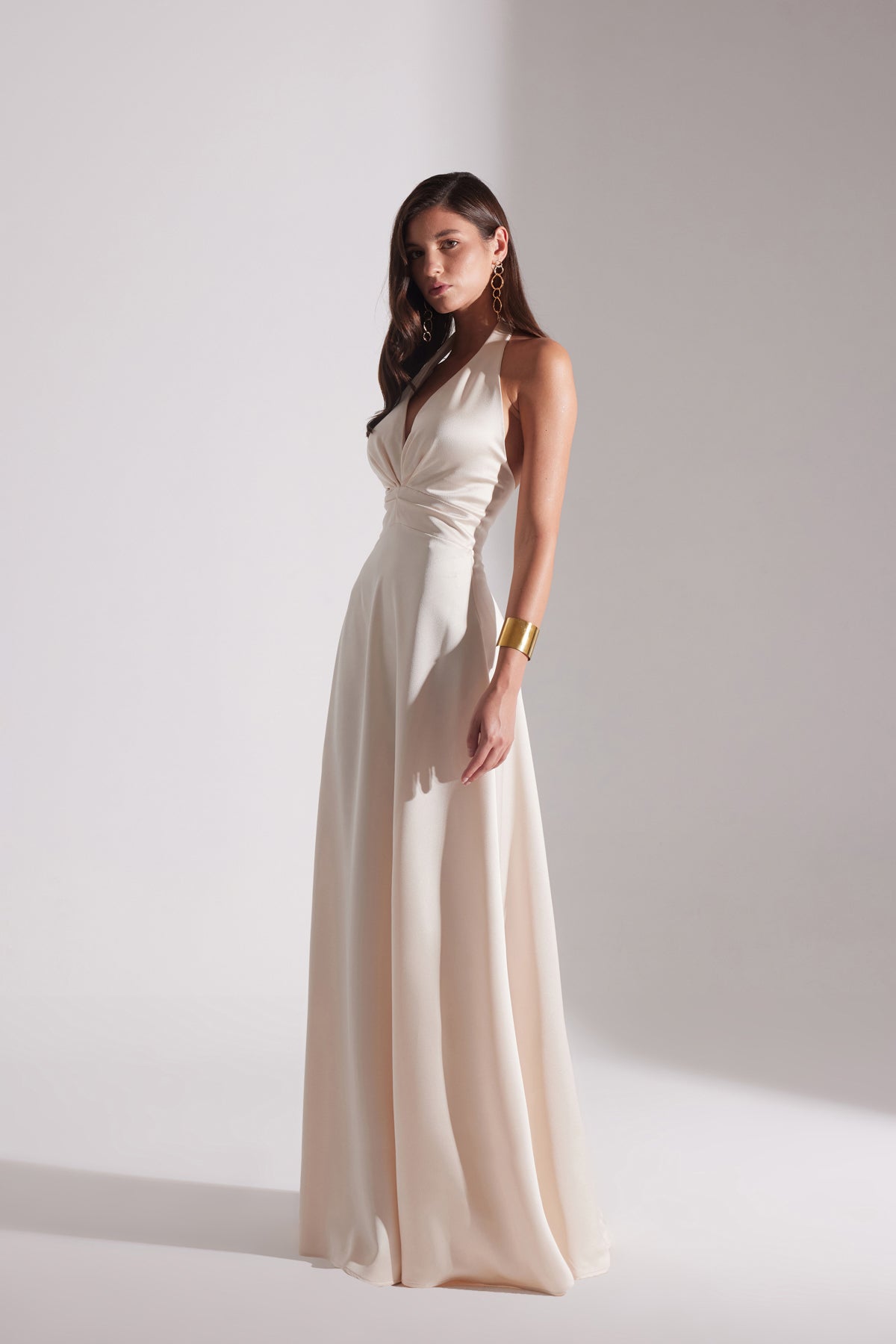 LILY ECRU A-LINE WEDDING DRESS