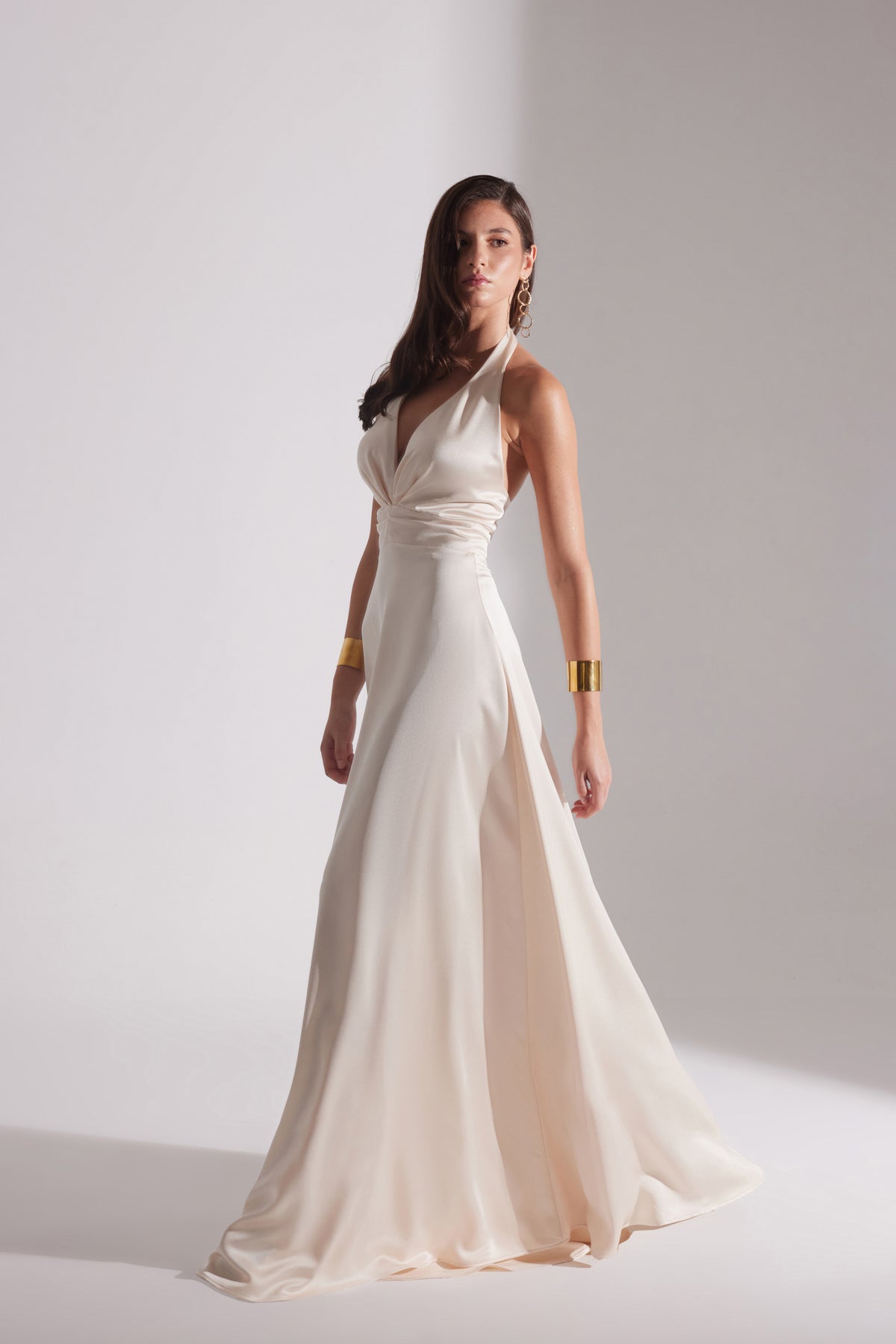 LILY ECRU A-LINE WEDDING DRESS
