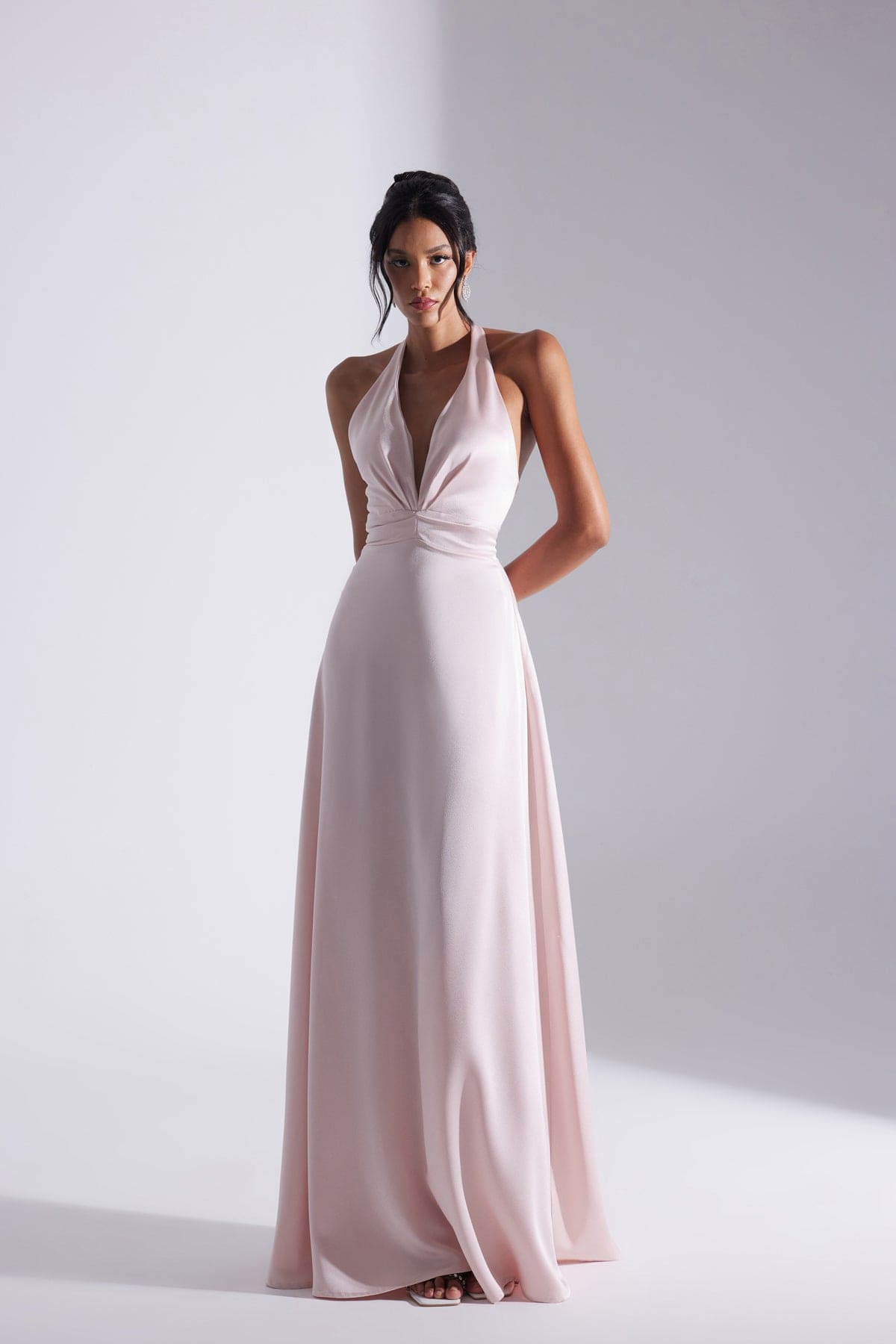 LILY POWDERED A-LINE WEDDING DRESS