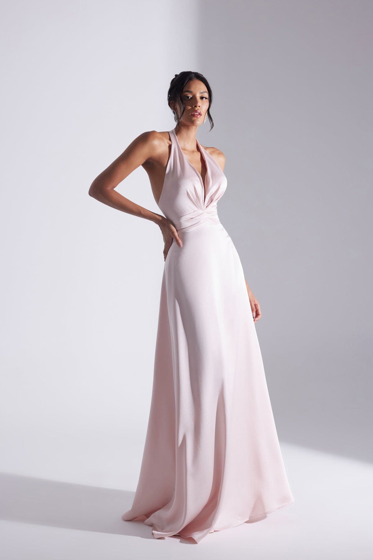 LILY POWDERED A-LINE WEDDING DRESS