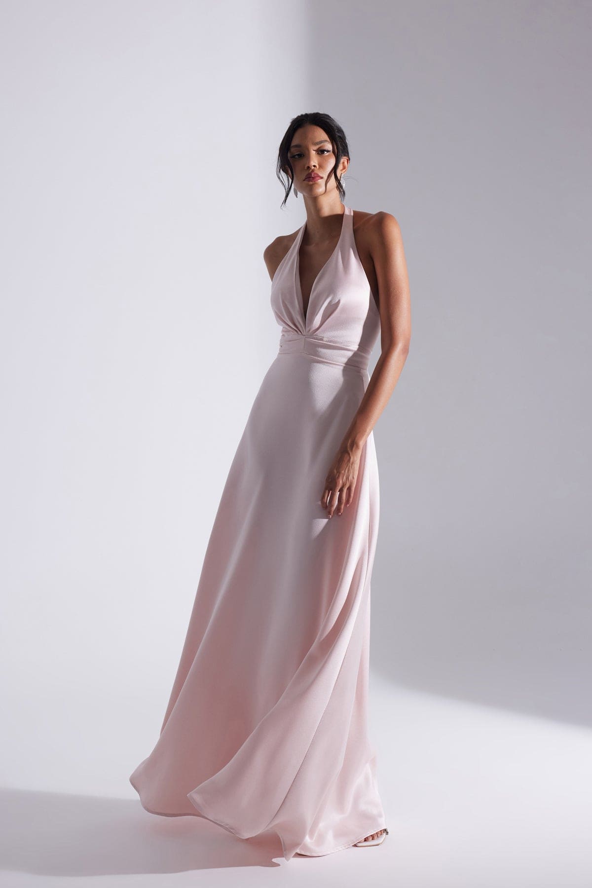 LILY POWDERED A-LINE WEDDING DRESS