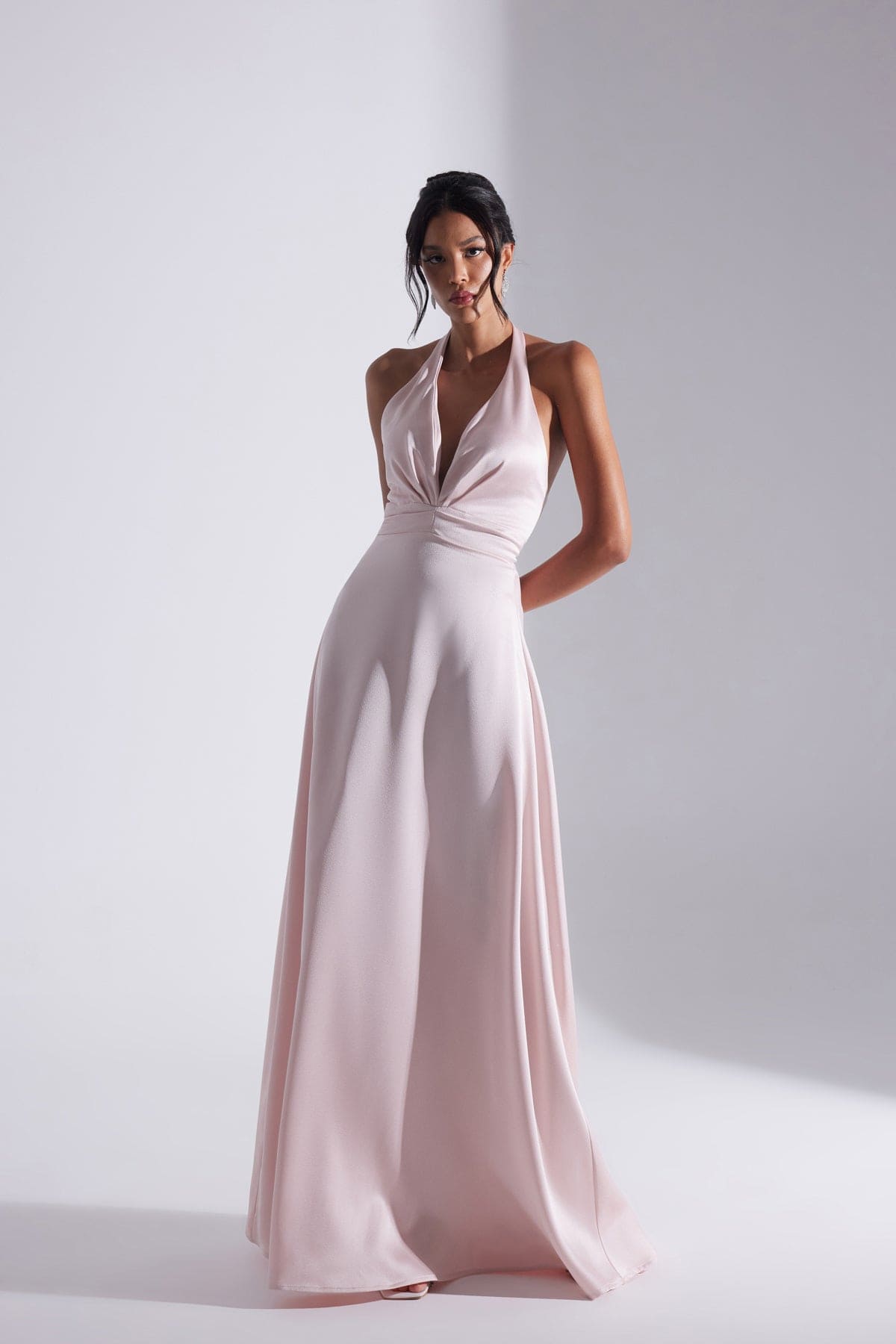 LILY POWDERED A-LINE WEDDING DRESS