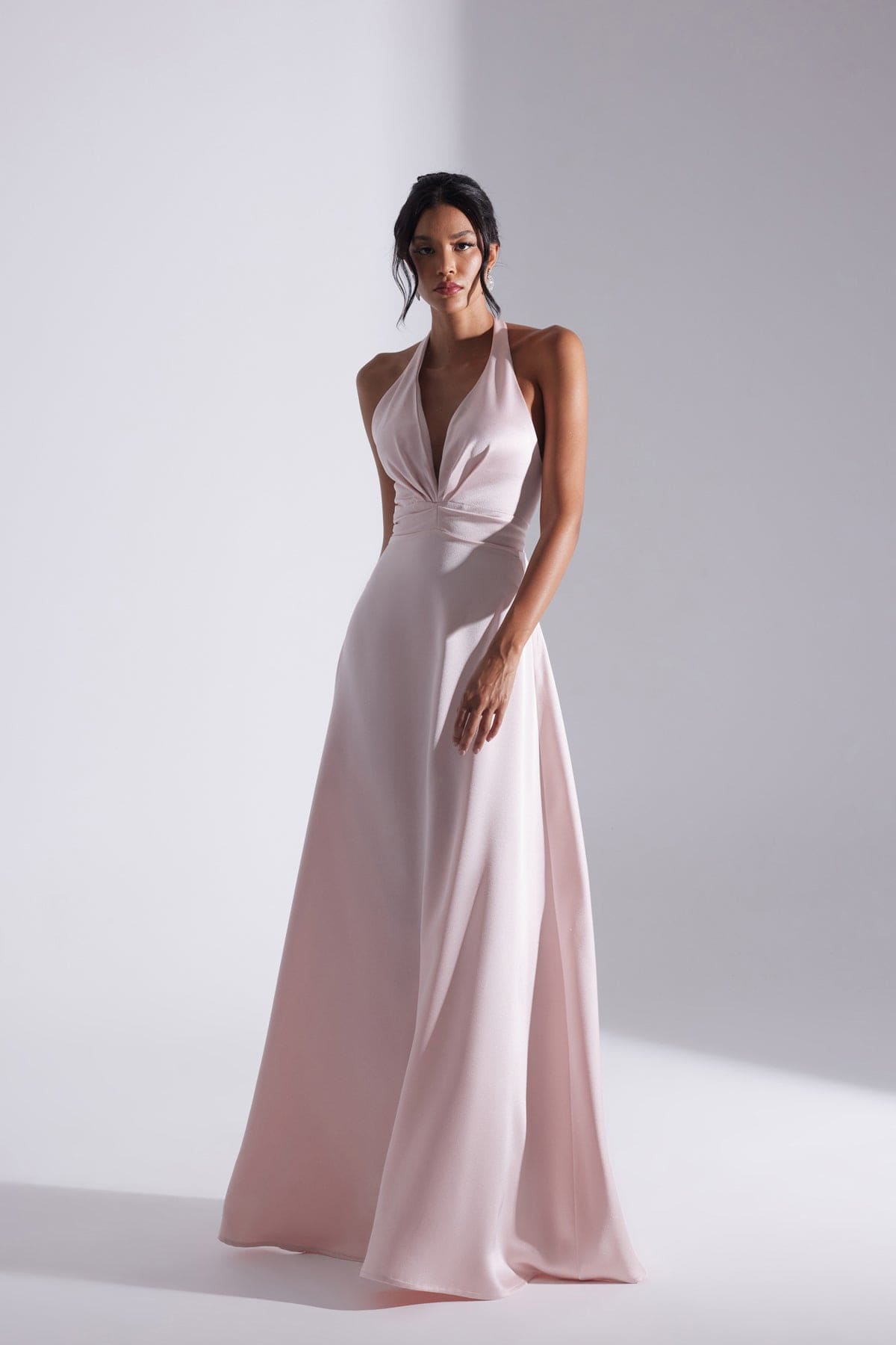 LILY POWDERED A-LINE WEDDING DRESS