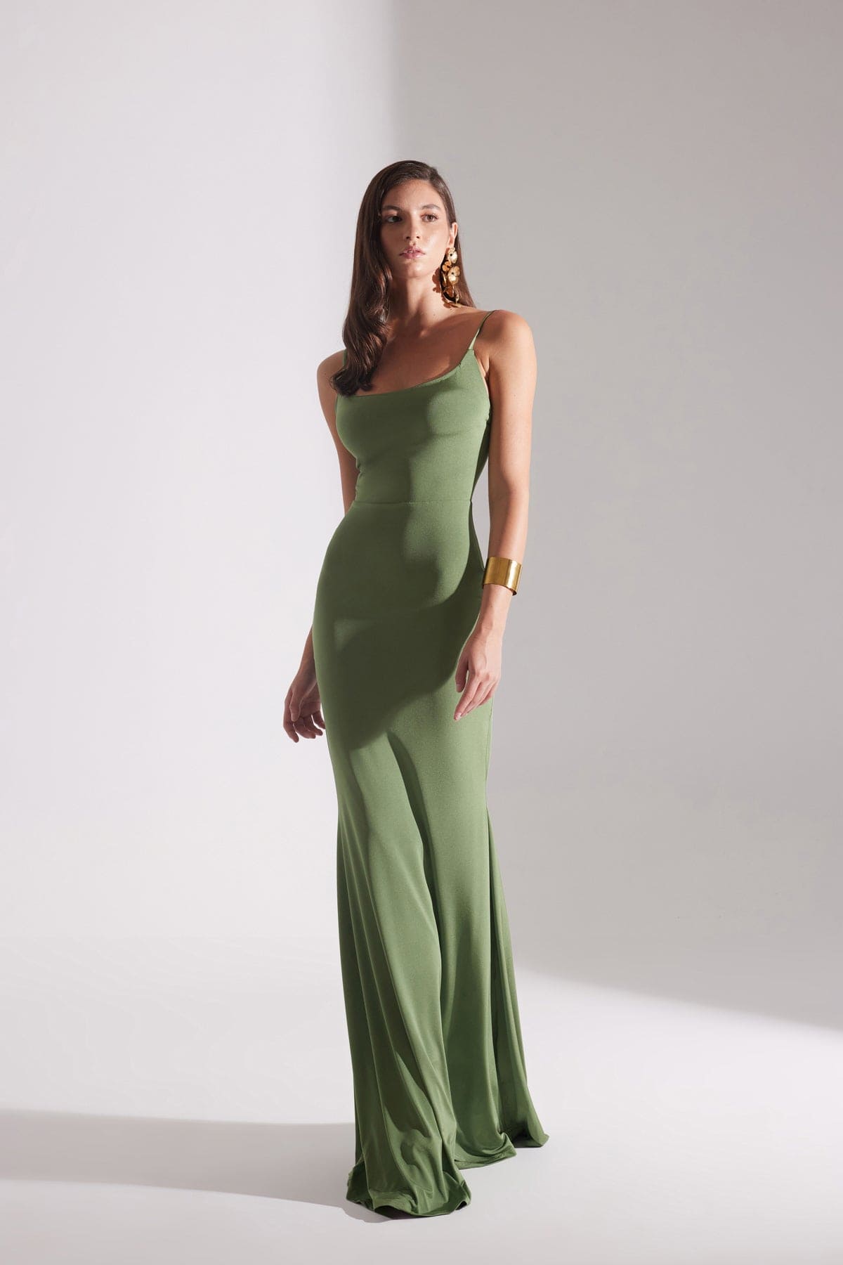 REBECCA STRAPLESS FISHERMAN DRESS