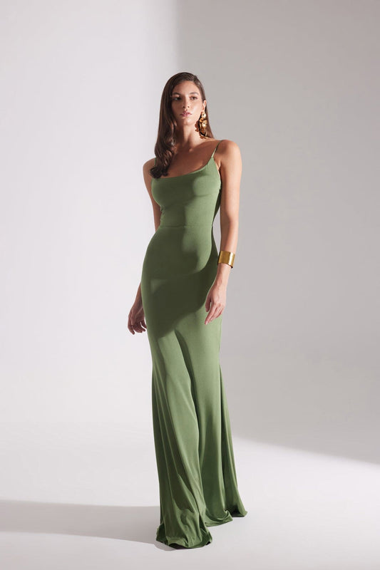 REBECCA STRAPLESS FISHERMAN DRESS