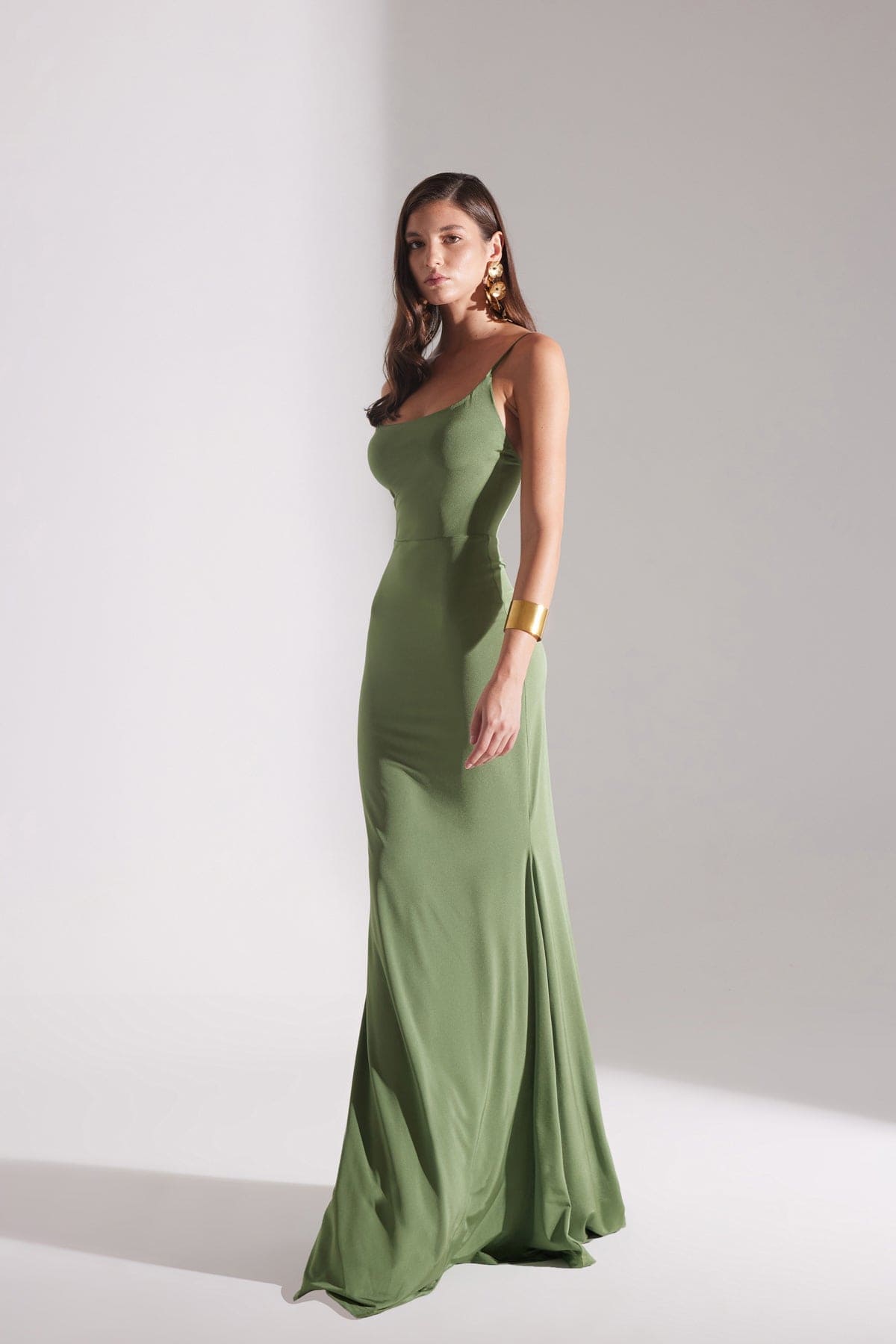 REBECCA STRAPLESS FISHERMAN DRESS