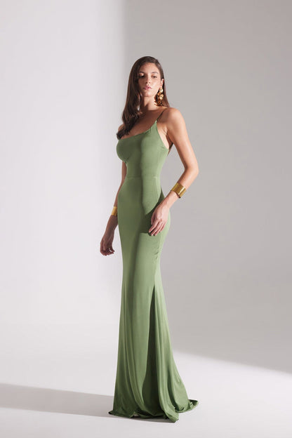 REBECCA STRAPLESS FISHERMAN DRESS