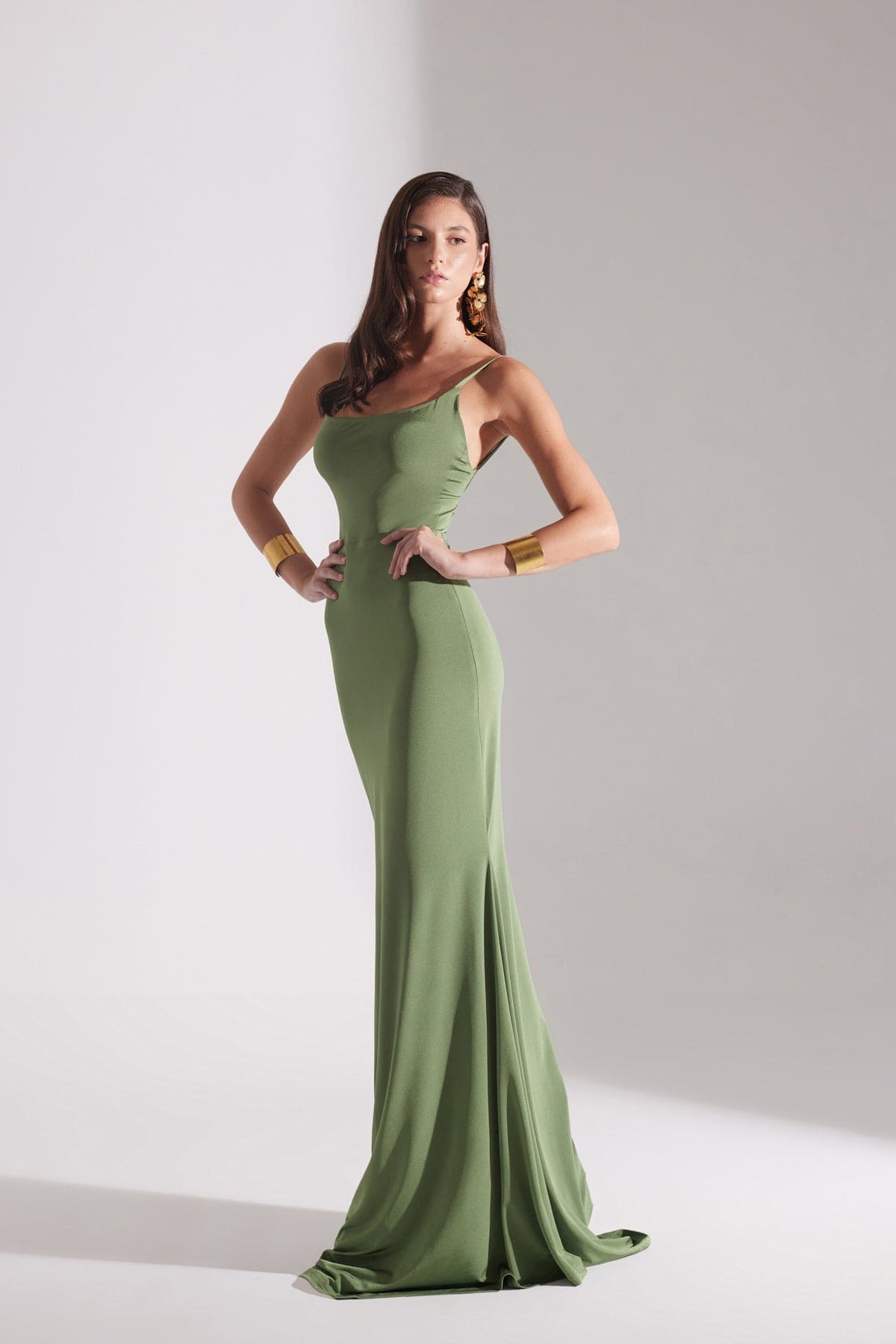 REBECCA STRAPLESS FISHERMAN DRESS