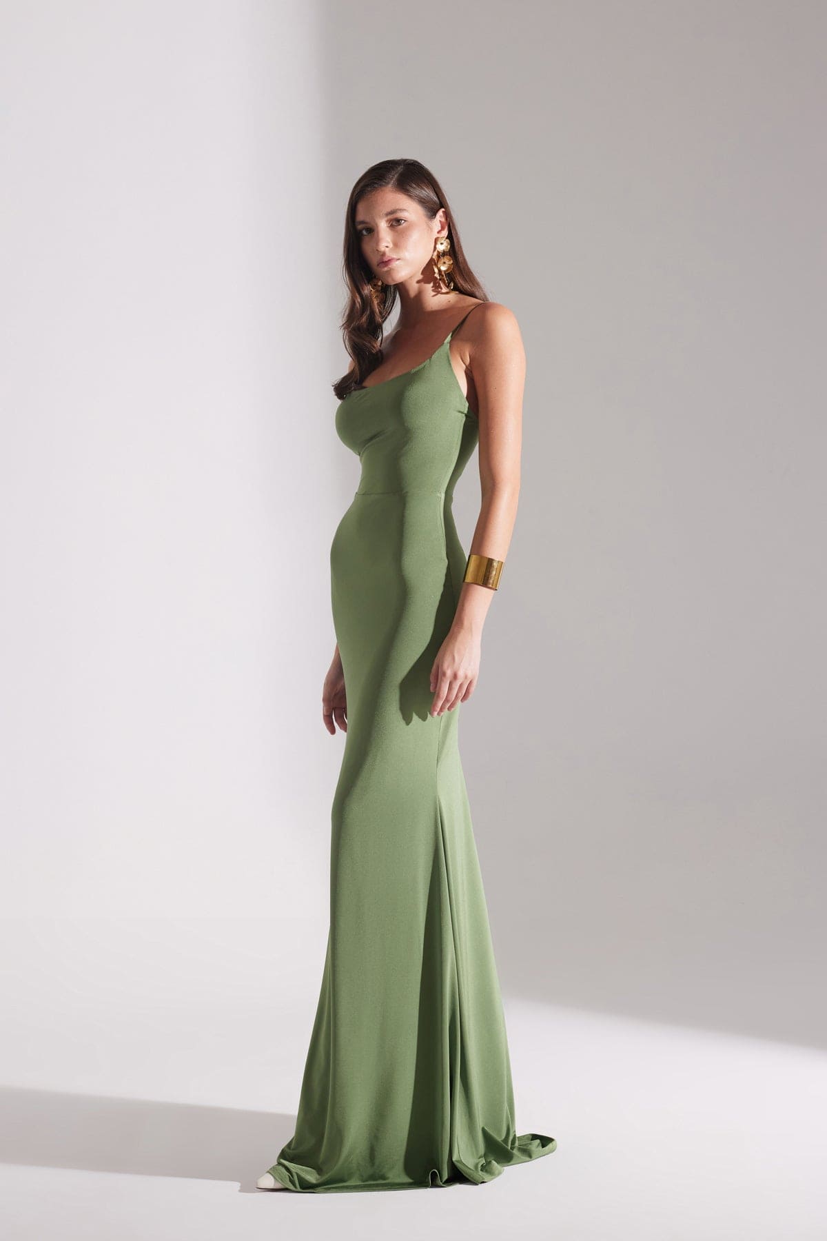 REBECCA STRAPLESS FISHERMAN DRESS