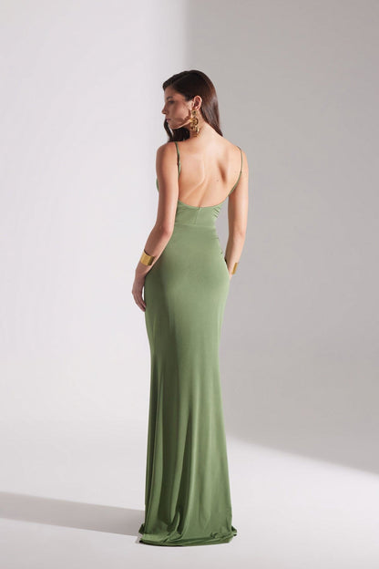 REBECCA STRAPLESS FISHERMAN DRESS