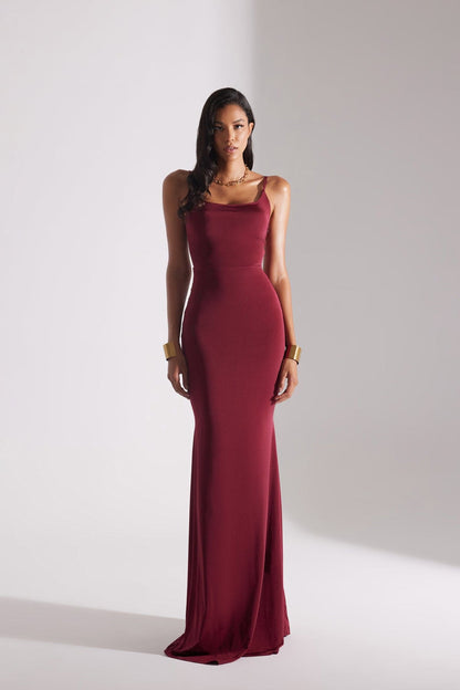 REBECCA BORDO STRAP DRESS