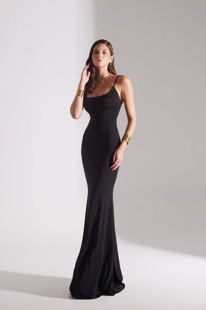 REBECCA BLACK STRAP FISHERMAN DRESS