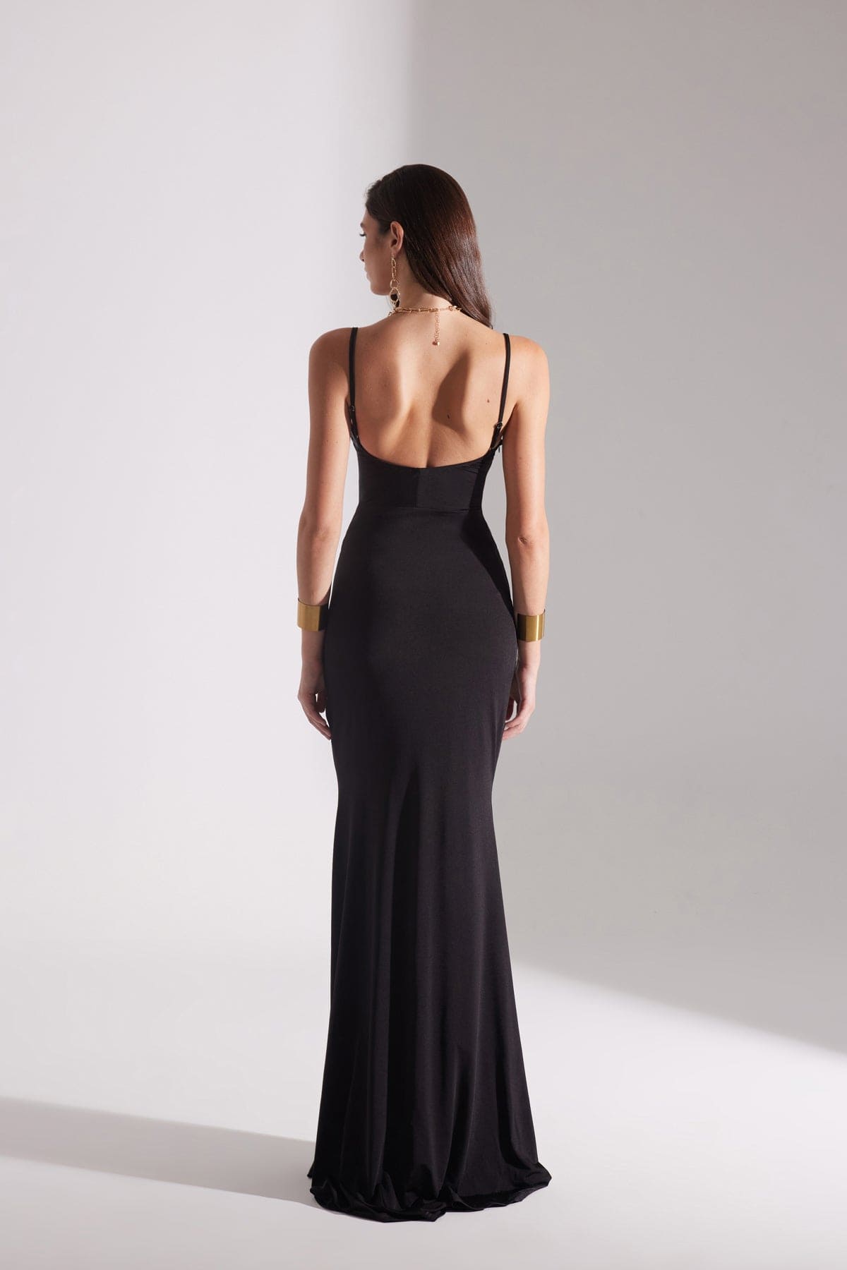 REBECCA BLACK STRAP FISHERMAN DRESS