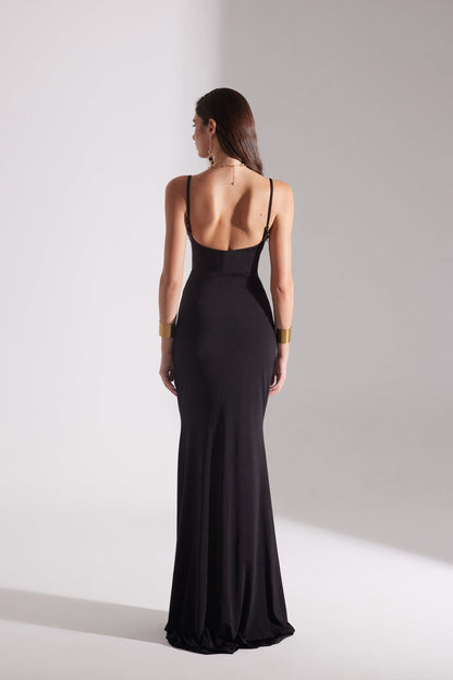 REBECCA BLACK STRAP FISHERMAN DRESS
