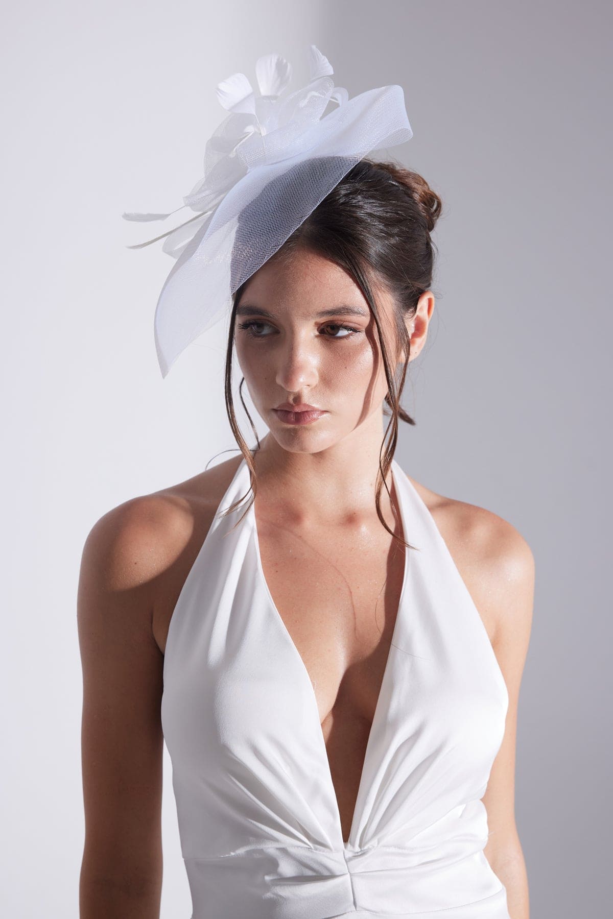 KATRINA Wedding Veil Hat Bridal Accessory