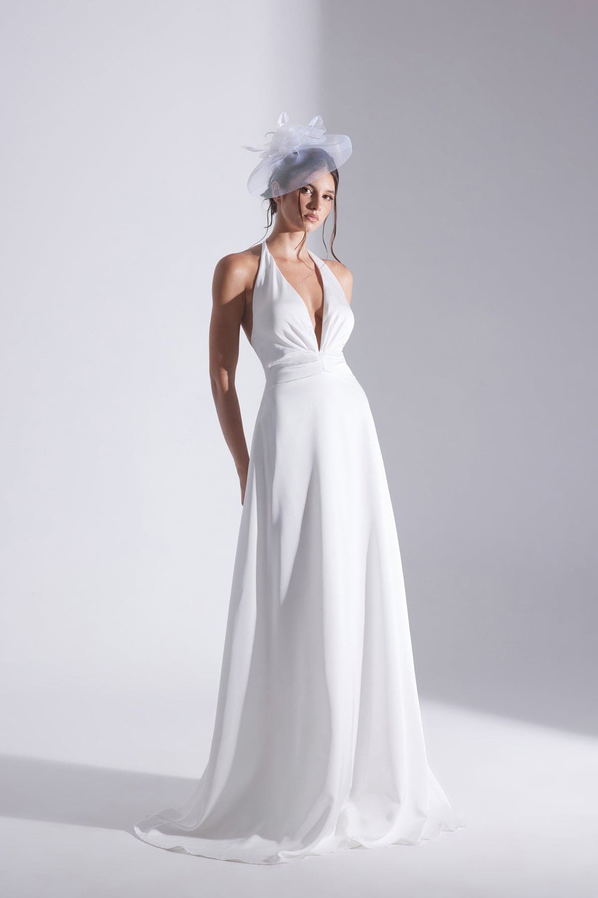 KATRINA Wedding Veil Hat Bridal Accessory