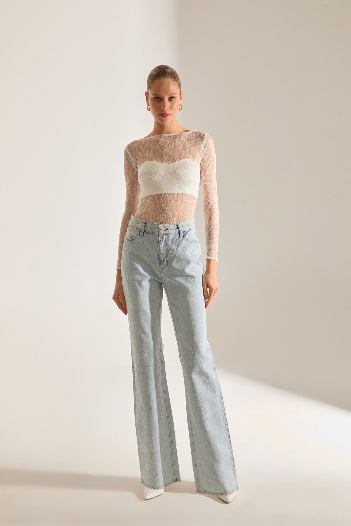 Lund Hellblaue Jeanshose