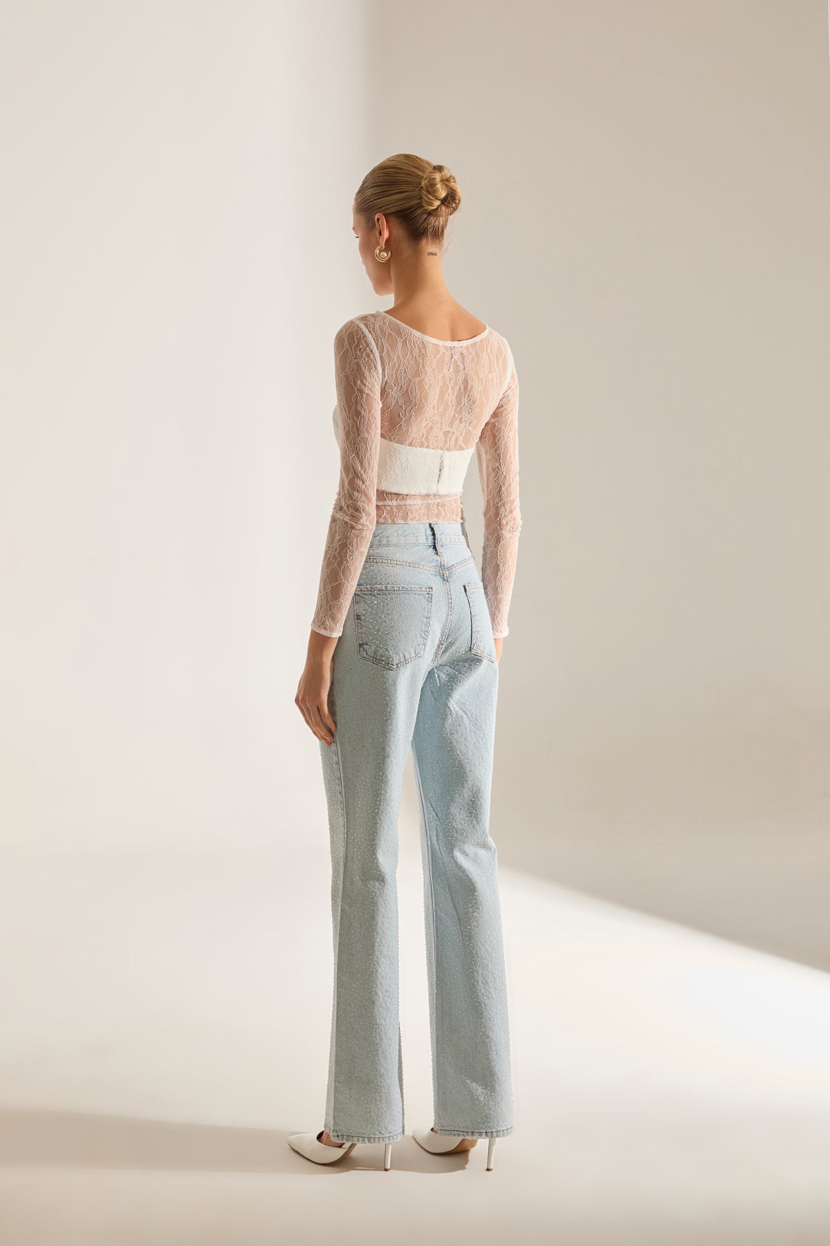 Lund Hellblaue Jeanshose