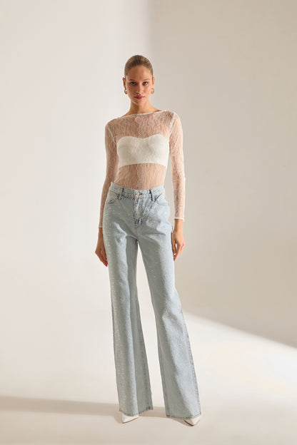 Lund Hellblaue Jeanshose