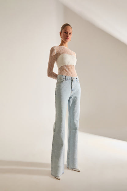 Lund Hellblaue Jeanshose
