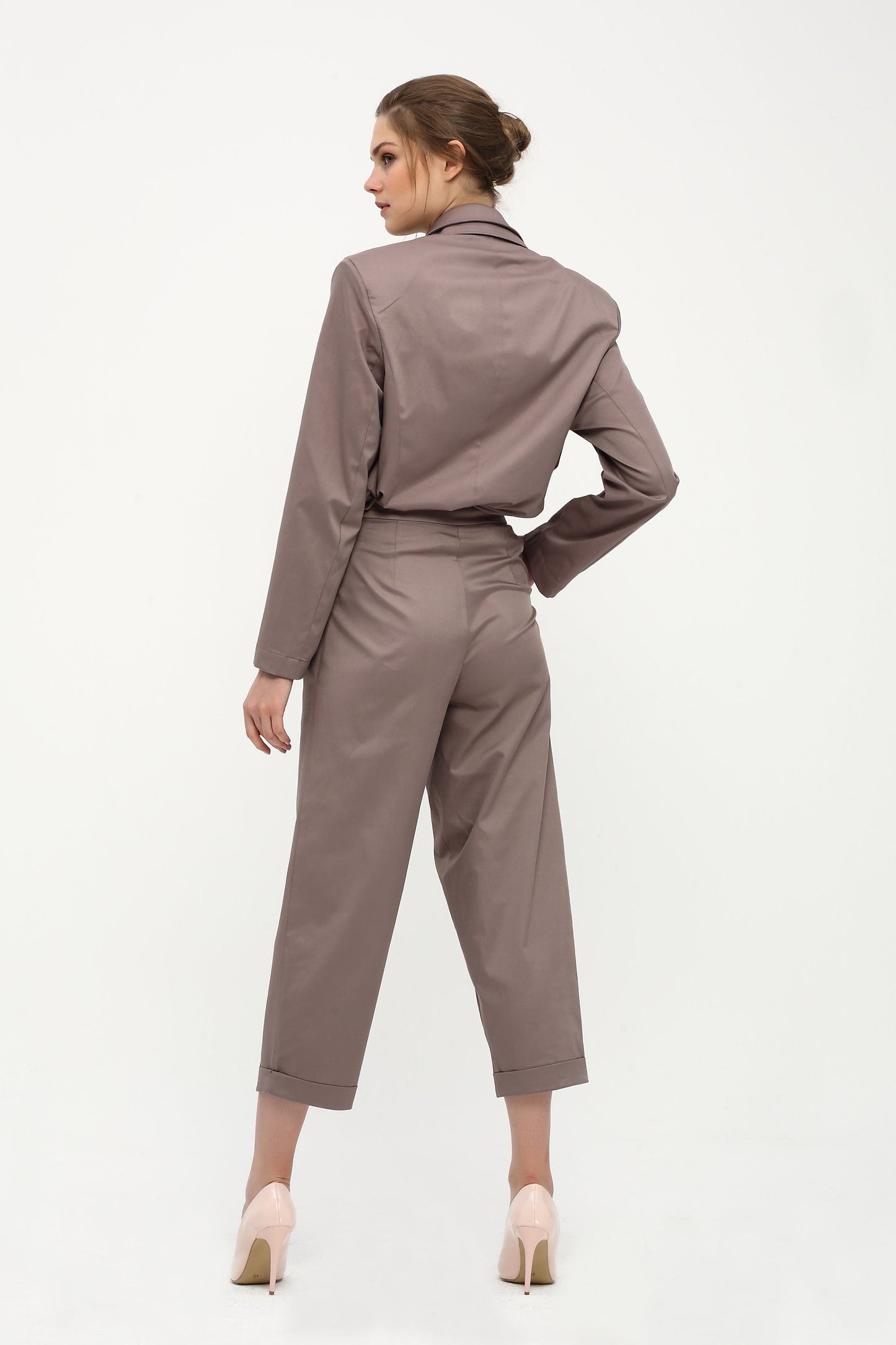 Double Breasted Coffee Jacket