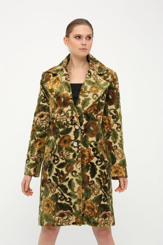 Floral Patterned Coat