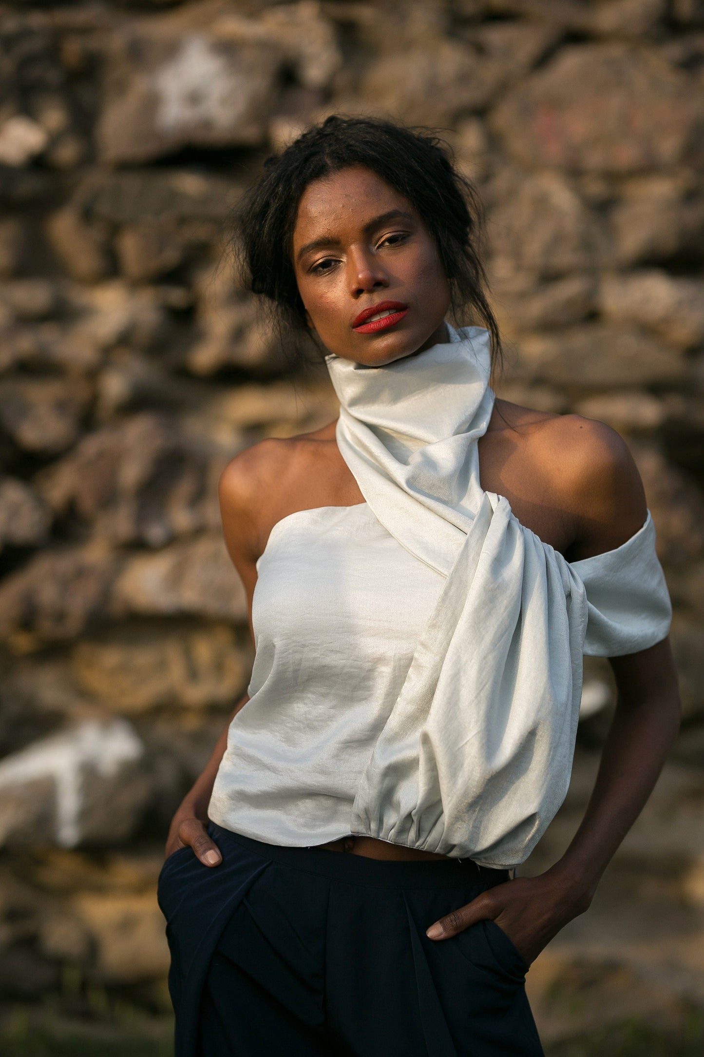 One Off Shoulder Blouse