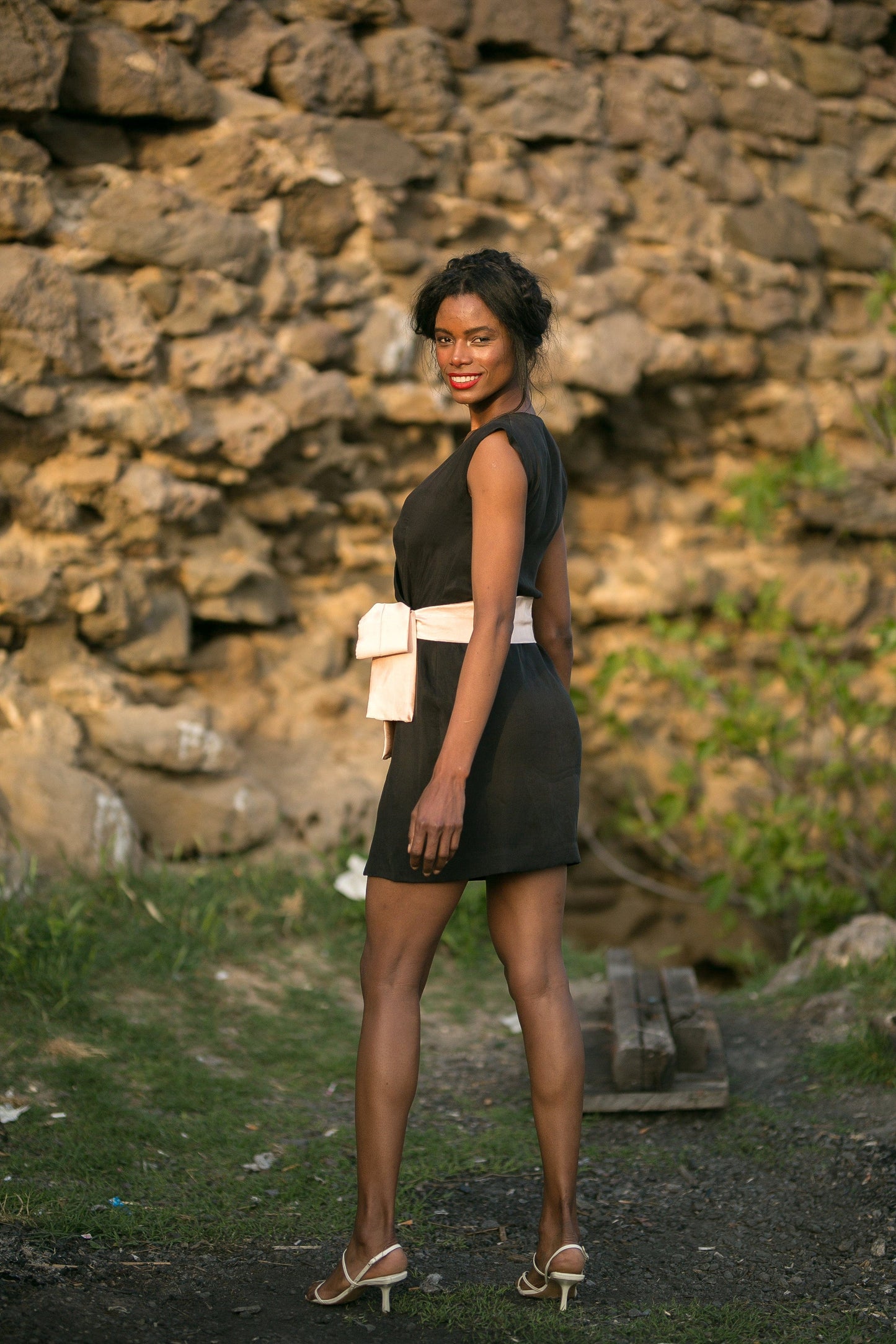 Black Wrap Dress