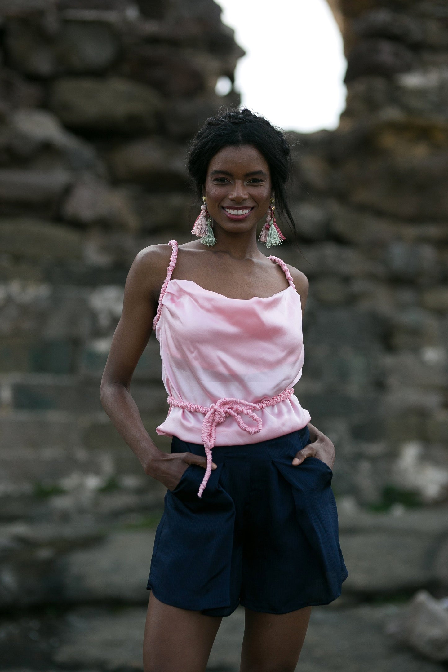 Silk Pink Top