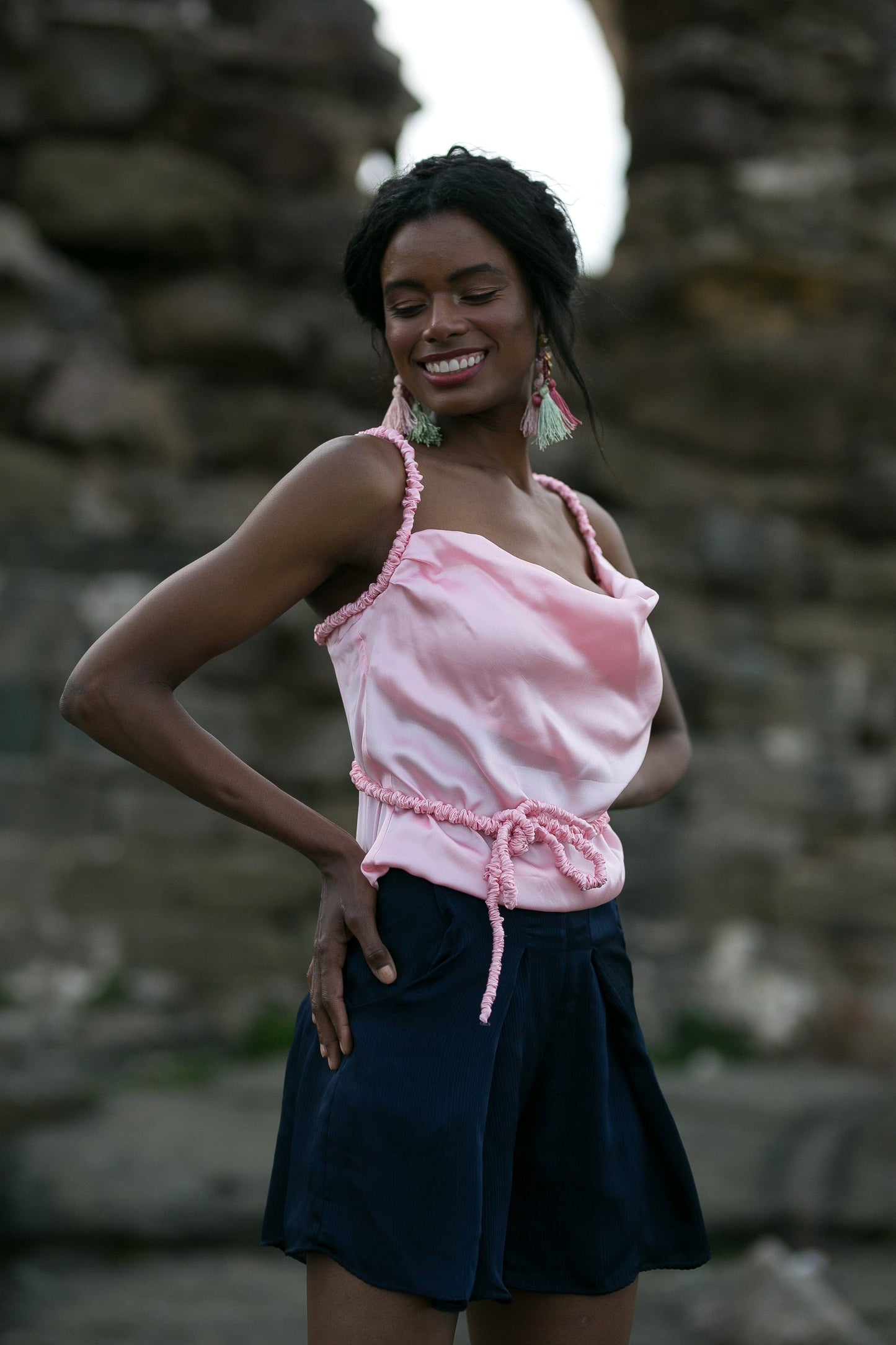 Silk Pink Top