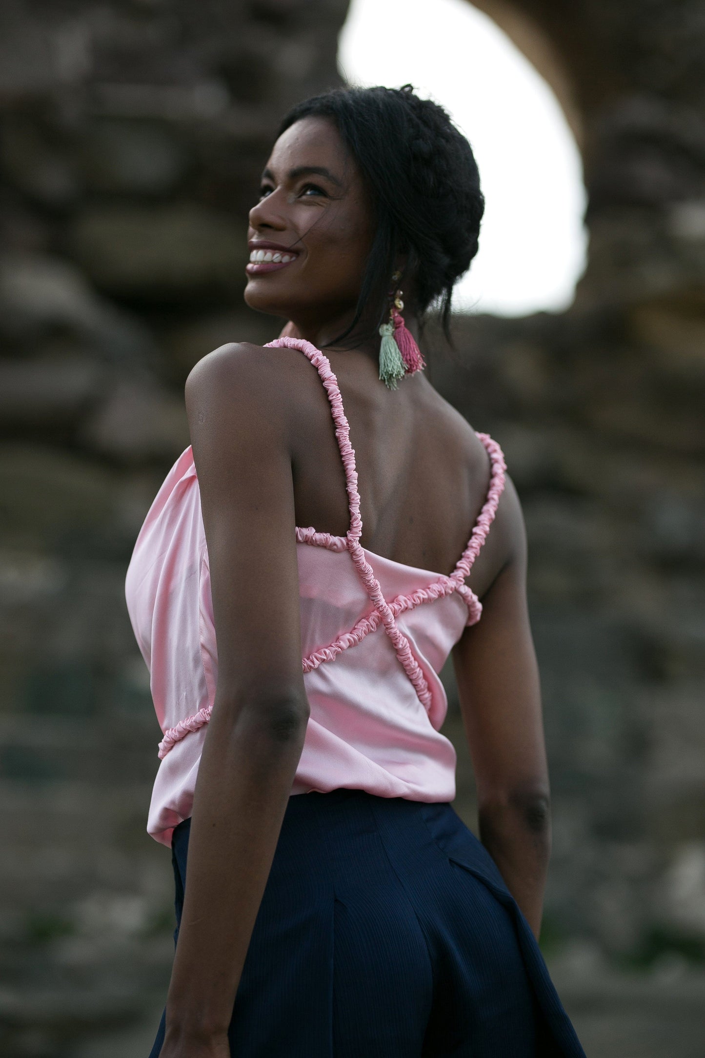 Silk Pink Top